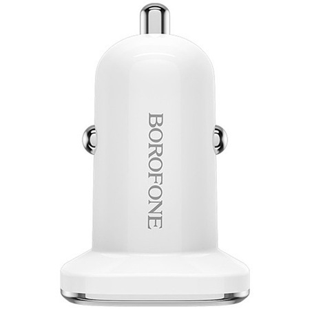 Incarcator Auto Borofone BZ12A, QC 3.0, Alb [2]