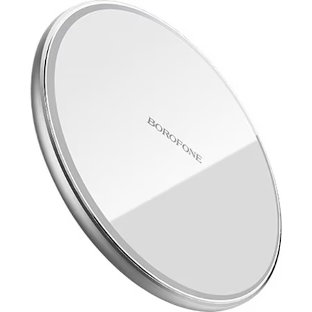 Incarcator wireless Borofone BQ3 5W/7.5W/10W, Argintiu [2]