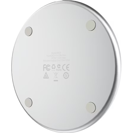 Incarcator wireless Borofone BQ3 5W/7.5W/10W, Argintiu [3]