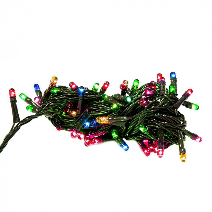 INSTALATIE POM CRACIUN, 100 BECURI LED, MULTICOLORA [1]