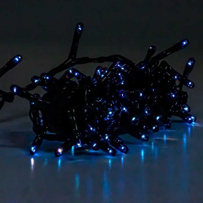 INSTALATIE POM CRACIUN, 140 BECURI LED, ALBASTRA [2]