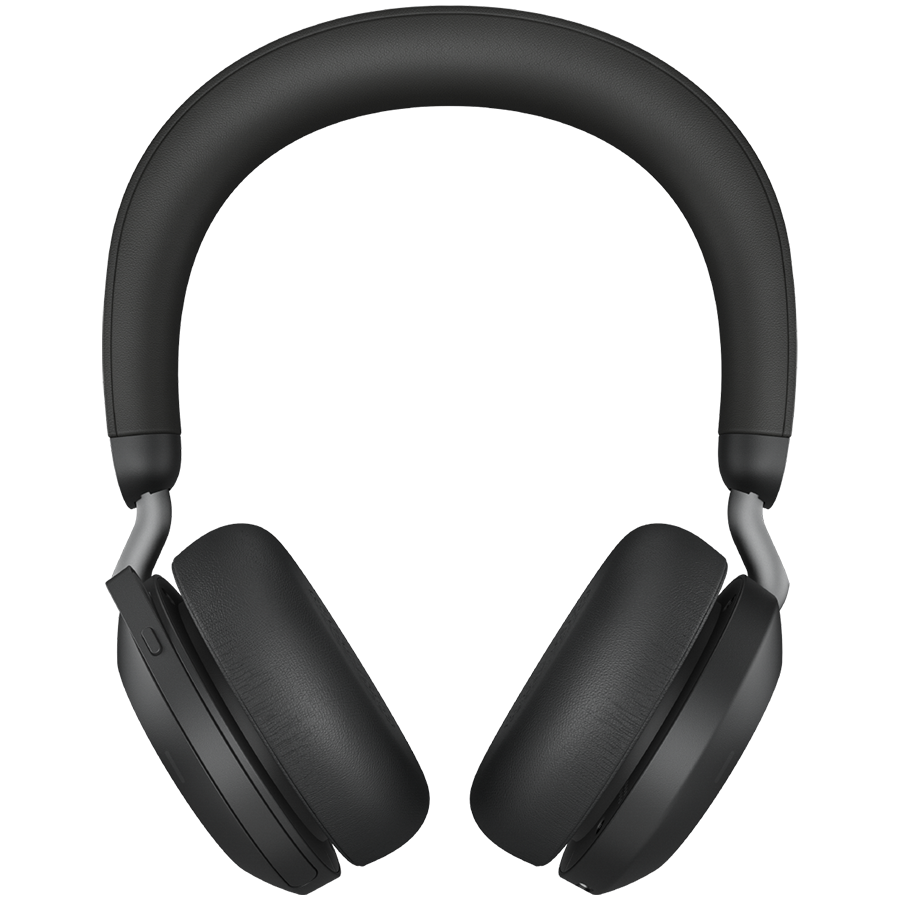 JABRA EVOLVE2 75, Link380c MS Stereo Black, EVOLVE2 75 headset Black MS, Link 380 BT adapter USB-C MS,1.2m USB-C to USB-C cable, carry pouch, warranty and warning (safety leaflets) [2]