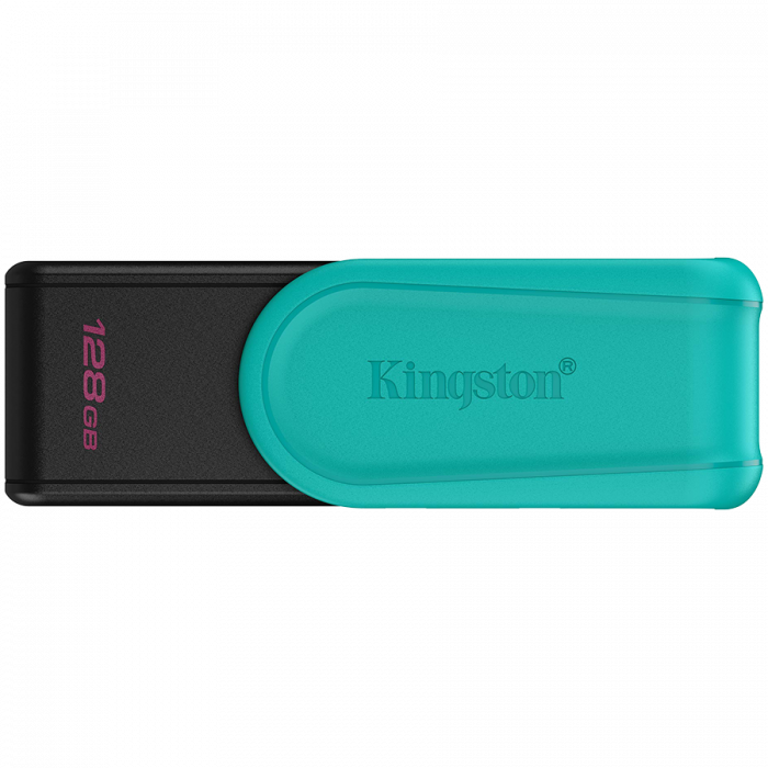 Kingston 128GB Portable USB 3.2 Gen 1 DataTraveler Exodia S (Black/Turquoise) [1]