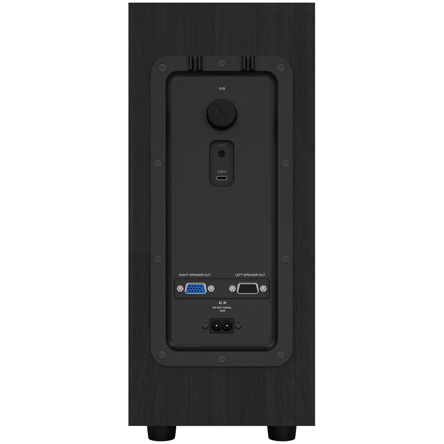 Klipsch ProMedia Lumina 2.1 Gaming Audio System with Subwoofer and LED Lighting Effects Built-in, Black [8]