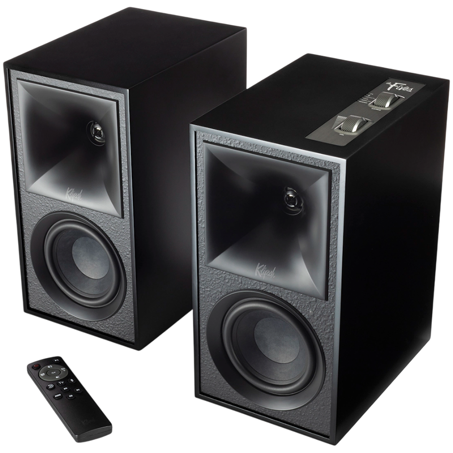 Klipsch The Fives Powered Speakers (Matte Black, Pair) [2]
