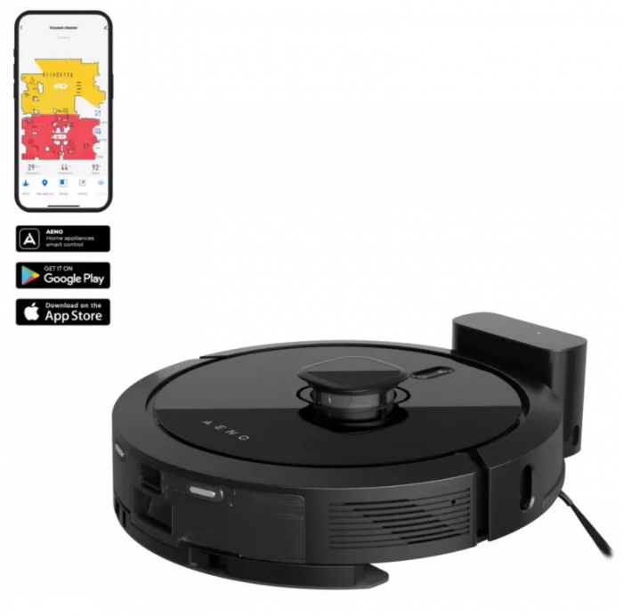 Laser Robot vacuum cleanerwith 5200 mah battery .2 in1 water tankand dustbin,300mi dustbin,300ml waterank,suction4000pa. [4]