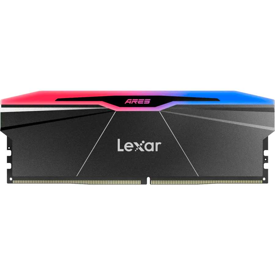 Lexar Ares DDR5 6000 CL28 1.35V Memory with heatsink and RGB lighting,Dual pack, Black Color [1]