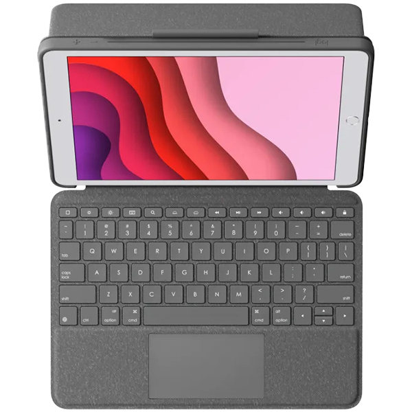 LOGITECH Combo Touch for iPad (7th, 8th, and 9th gen) - GRAPHITE - UK [2]