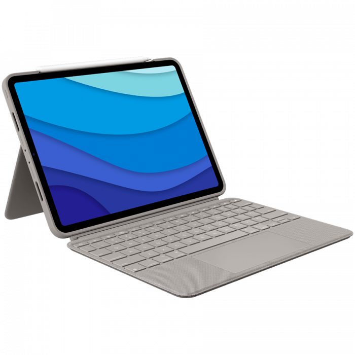 LOGITECH Combo Touch for iPad Pro 11-inch (1st, 2nd, and 3rd generation) - SAND - US - INTNL [1]