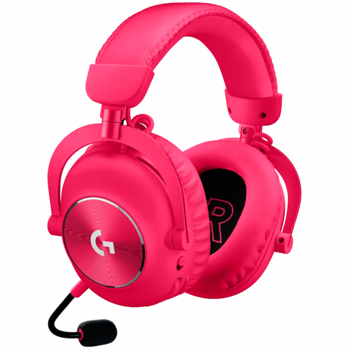 LOGITECH G PRO X2 LIGHTSPEED Wireless Gaming Headset - Blue Mic - MAGENTA [3]