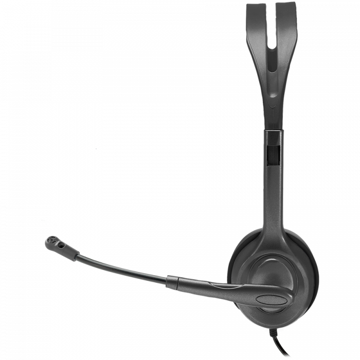 LOGITECH H111 Corded Stereo Headset - BLACK - 3.5 MM [3]