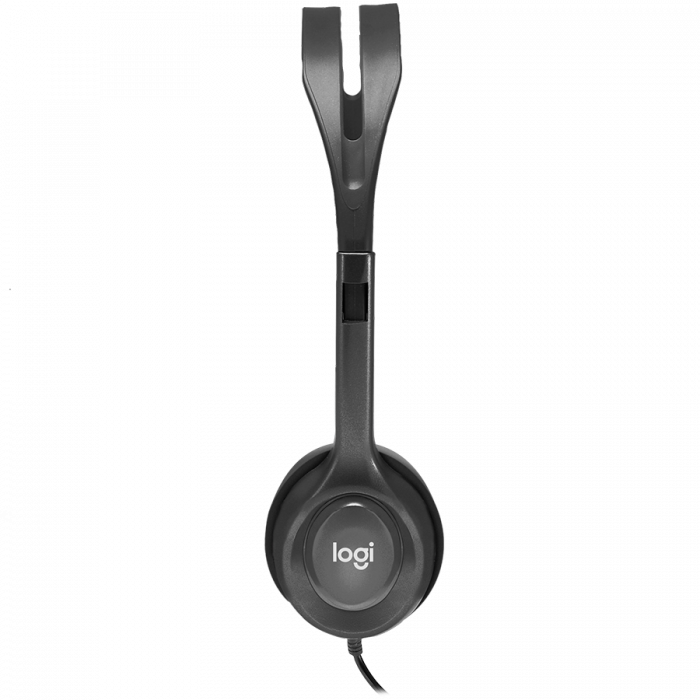 LOGITECH H111 Corded Stereo Headset - BLACK - 3.5 MM [4]