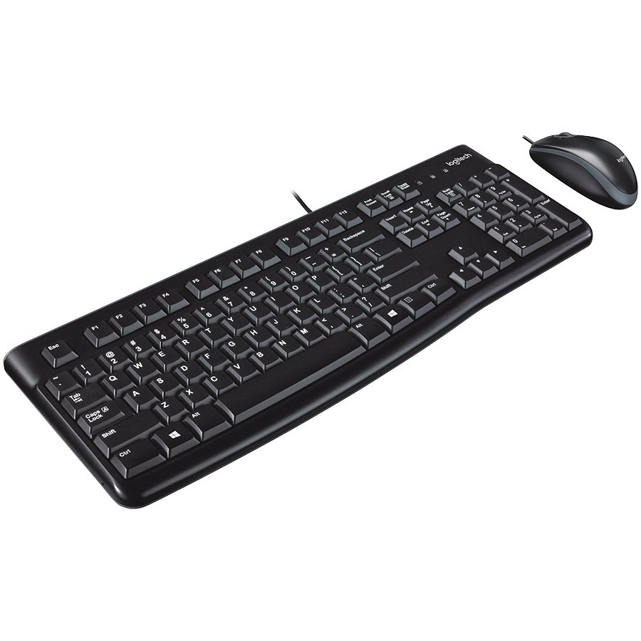 LOGITECH MK120 Corded Combo - BLACK - USB - US INT'L [4]