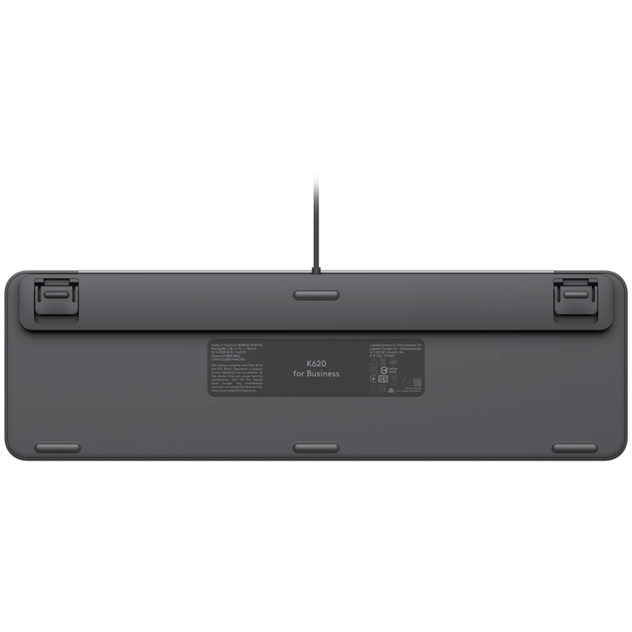 LOGITECH Signature Slim K620 Wired Keyboard for Business - GRAPHITE - US INT'L - USB - N/A - INTNL-973 - USB-C [4]
