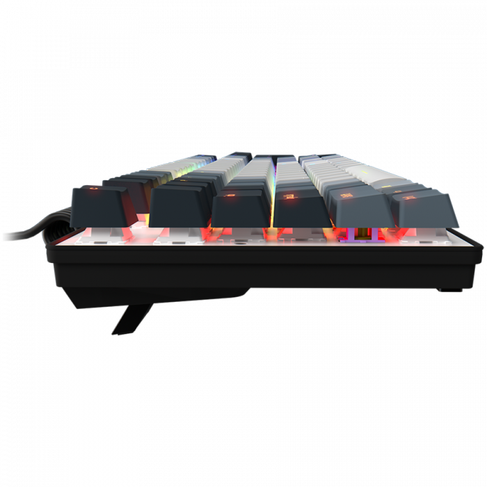 LORGAR Azar 514, Wired mechanical gaming keyboard, RGB backlight, 1680000 colour variations, 18 modes, keys number: 104, 50M clicks, linear dream switches, spring cable up to 3.4m, ABS plastic+metal,  [5]