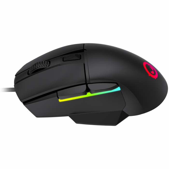 LORGAR Jetter 357, gaming mouse, Optical Gaming Mouse with 6 programmable buttons, Pixart ATG4090 sensor, DPI can be up to 8000, 30 million times key life, 1.8m PVC USB cable, Matt UV coating and RGB  [3]