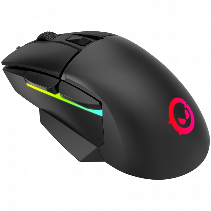 LORGAR Jetter 357, gaming mouse, Optical Gaming Mouse with 6 programmable buttons, Pixart ATG4090 sensor, DPI can be up to 8000, 30 million times key life, 1.8m PVC USB cable, Matt UV coating and RGB  [2]