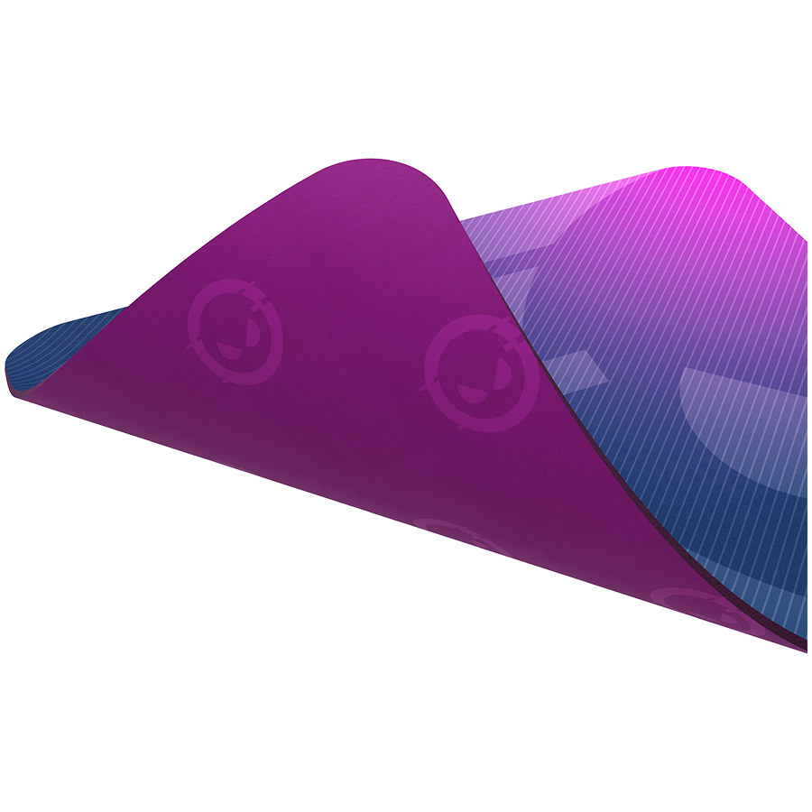 Lorgar Main 133, Gaming mouse pad, High-speed surface, Purple anti-slip rubber base, size: 360mm x 300mm x 3mm, weight 0.2kg [6]