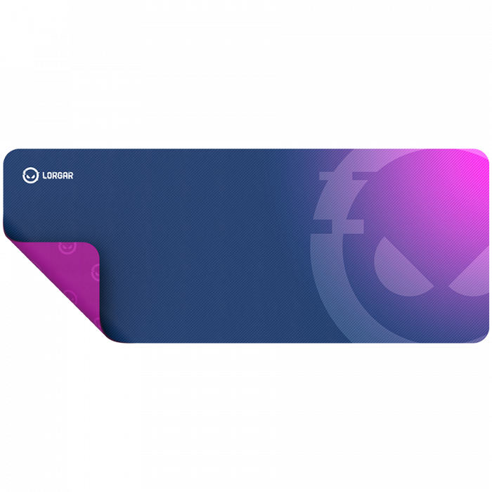 Lorgar Main 139, Gaming mouse pad, High-speed surface, Purple anti-slip rubber base, size: 900mm x 360mm x 3mm, weight 0.6kg [3]
