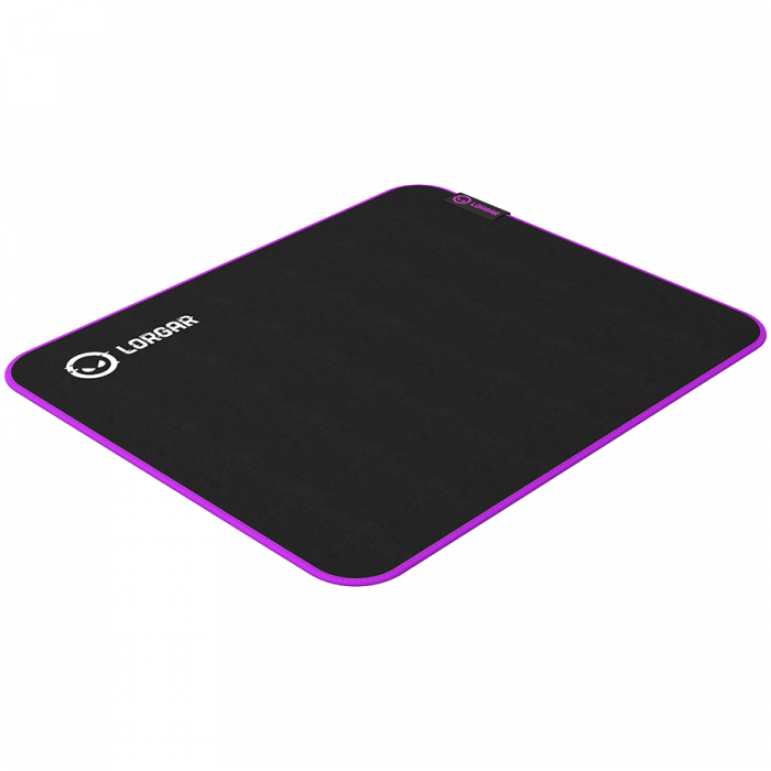 Lorgar Main 313, Gaming mouse pad, High-speed surface, Purple anti-slip rubber base, size: 360mm x 300mm x 3mm, weight 0.195kg [3]
