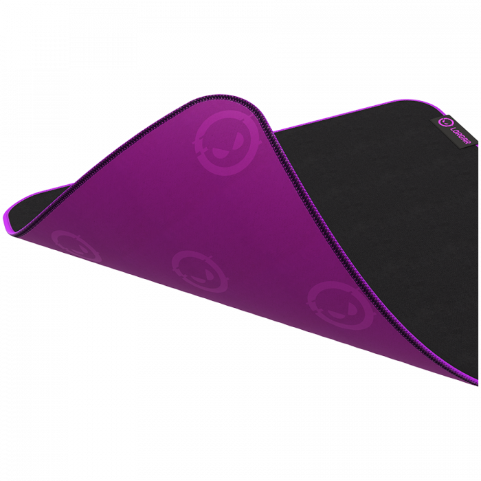 Lorgar Main 313, Gaming mouse pad, High-speed surface, Purple anti-slip rubber base, size: 360mm x 300mm x 3mm, weight 0.195kg [5]
