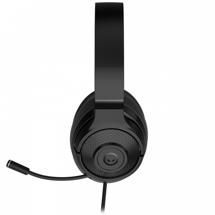 LORGAR Noah 101, Gaming headset with microphone, 3.5mm jack connection, cable length 2m, foldable design, PU leather ear pads, size: 185*195*80mm, 0.245kg, black [3]