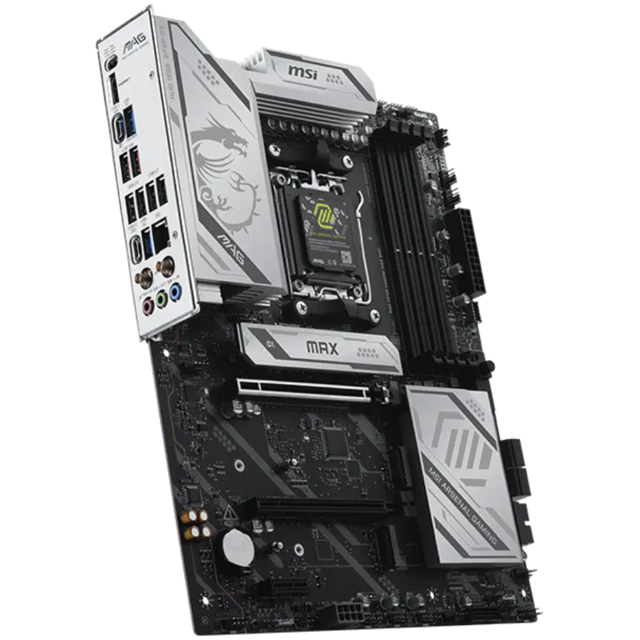 MSI Mainboard Desktop MAG X870E GAMING MAX WIFI (AM5, 4xDDR5, 1xHDMI, 1xType-C DP, 2xPCI-E x16 slot, 1xPCI-E x1 slot, 3xM.2, 4xSATA 6G, 5GLAN, Wi-Fi 7) ATX [3]