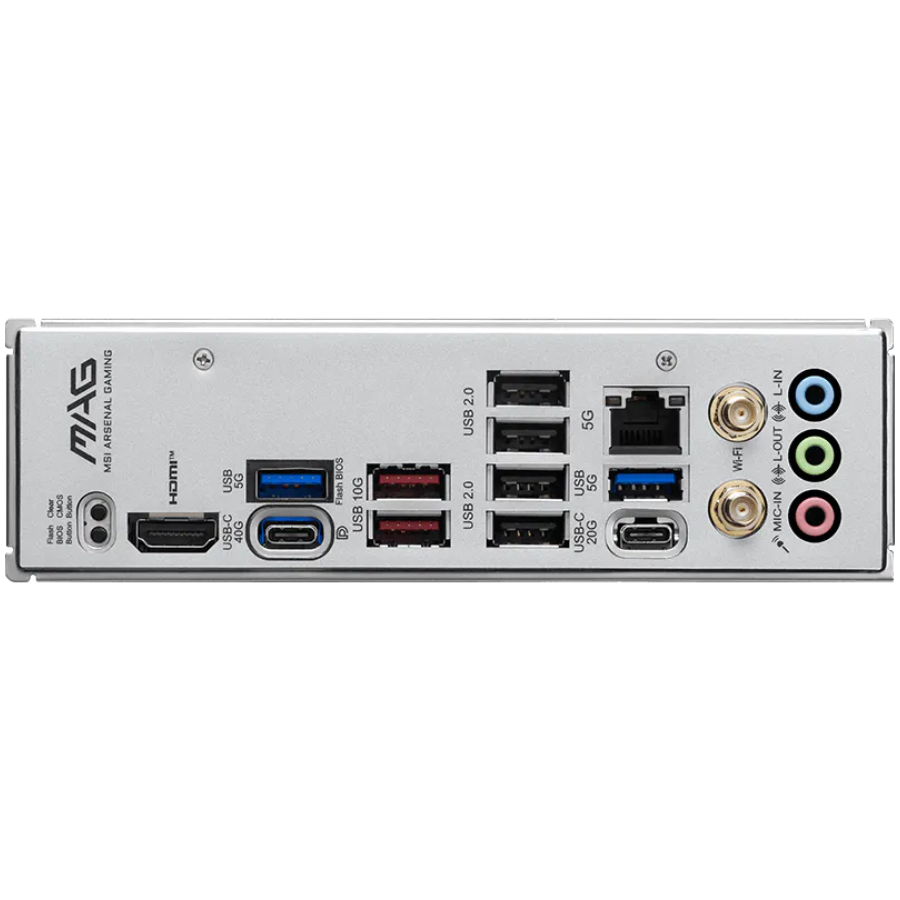 MSI Mainboard Desktop MAG X870E GAMING MAX WIFI (AM5, 4xDDR5, 1xHDMI, 1xType-C DP, 2xPCI-E x16 slot, 1xPCI-E x1 slot, 3xM.2, 4xSATA 6G, 5GLAN, Wi-Fi 7) ATX [4]
