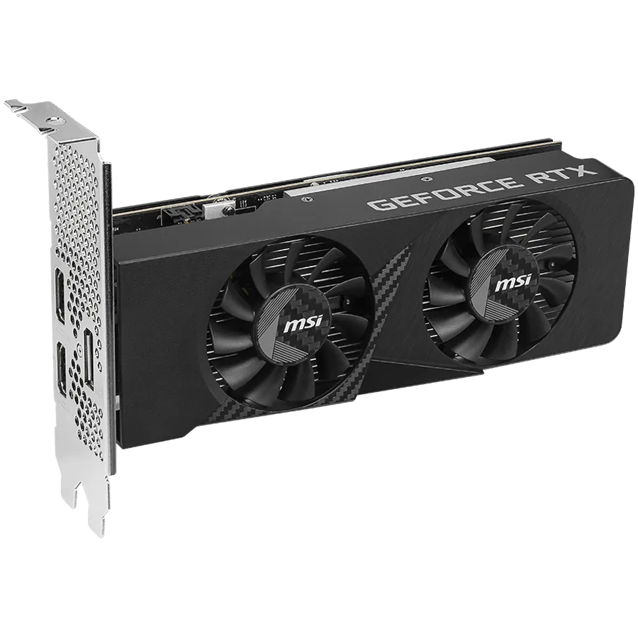 MSI Video Card Nvidia GeForce RTX 3050 LP E 6G OC, 2x HDMI, 1x DP, DUAL FAN, ATX [3]