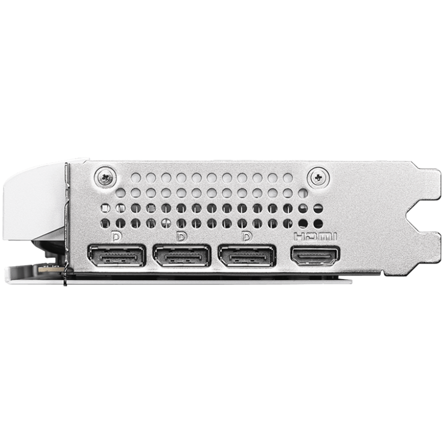 MSI Video Card NVIDIA GeForce RTX 5060 Ti 16G VENTUS 2X OC WHITE PLUS, 16GB GDDR7, 128-bit, 2602 MHz Boost, 4608 CUDA Cores, PCIe 5.0 (x8), 3x DP 2.1b, HDMI 2.1b, RAY TRACING, Dual Fan, 180W TDP, 8-pi [3]