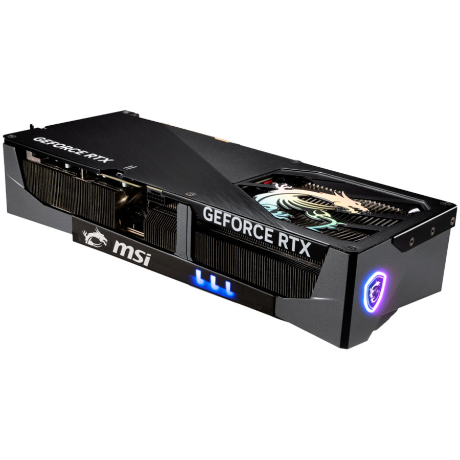 MSI Video Card Nvidia GeForce RTX 5090 32G GAMING TRIO OC, 32GB GDDR7, 512bit, Effective Memory Clock: 28000MHz, Boost: 2482 MHz, 21760 CUDA Cores, PCIe 5.0, 3x DP 2.1b, HDMI 2.1b, RAY TRACING, Triple [3]