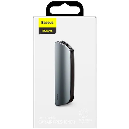 Odorizant Auto Baseus Metal Paddle Ultrathin Air Vent, Negru SUXUN-MP01 [4]