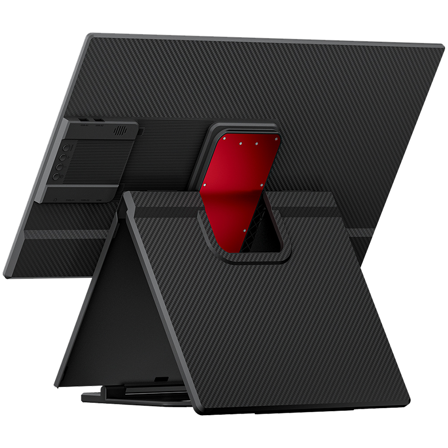 Portable monitor Blackview Table 10 LCD Monitor IPS FHD 23.8inch 1920x1200 16:9 LCD 100Hz 178 USB-C 3.1x2 Full 1xminiHDMI 312x237x32.8mm Plug into Laptop, PC, Game Console, and More, Plug & Play Black [8]