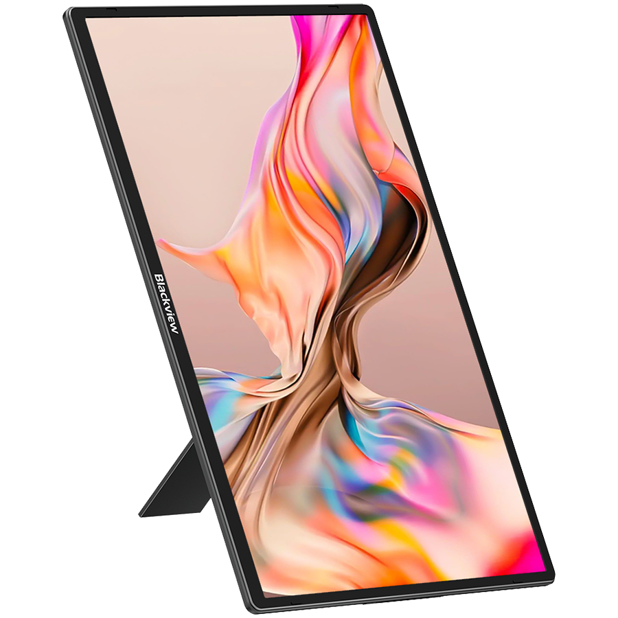 Portable monitor Blackview Table 9 LCD Monitor 16inch IPS FHD 1920x1200 16:9 LCD 60Hz 178 USB-C 3.1x2 Full 1xminiHDMI 368x237x29.5mm Plug into Laptop, PC, Game Console, and More, Plug & Play Black [4]