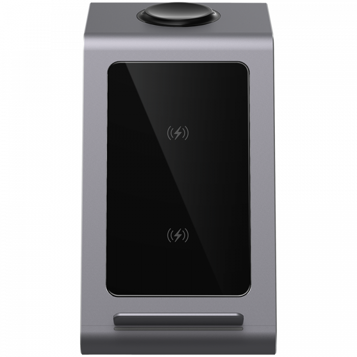 Prestigio ReVolt A9, 3-in-1 wireless charging station for Samsung smartphone, Galaxy Watch, Galaxy Buds and other Android devices, wireless output for phone 7.5W/10W, wireless output for earphones 5W, [2]
