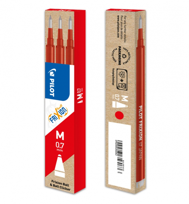 Rezerva Pilot Frixion 3/set, rosu [1]