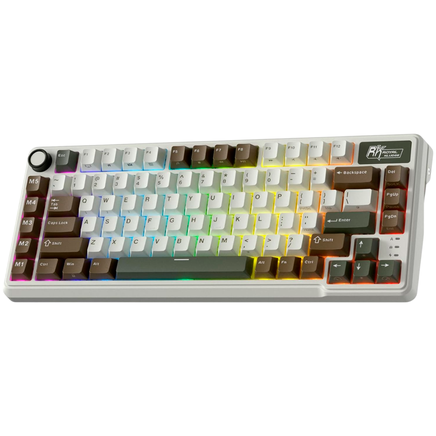 ROYAL KLUDGE RK L75 Palm Green Gaming Keyboard Beige switch [2]