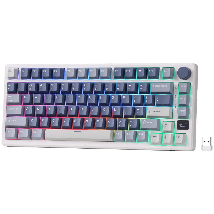 ROYAL KLUDGE RK-M75 Ocean Blue Gaming Keyboard Brown switch [2]