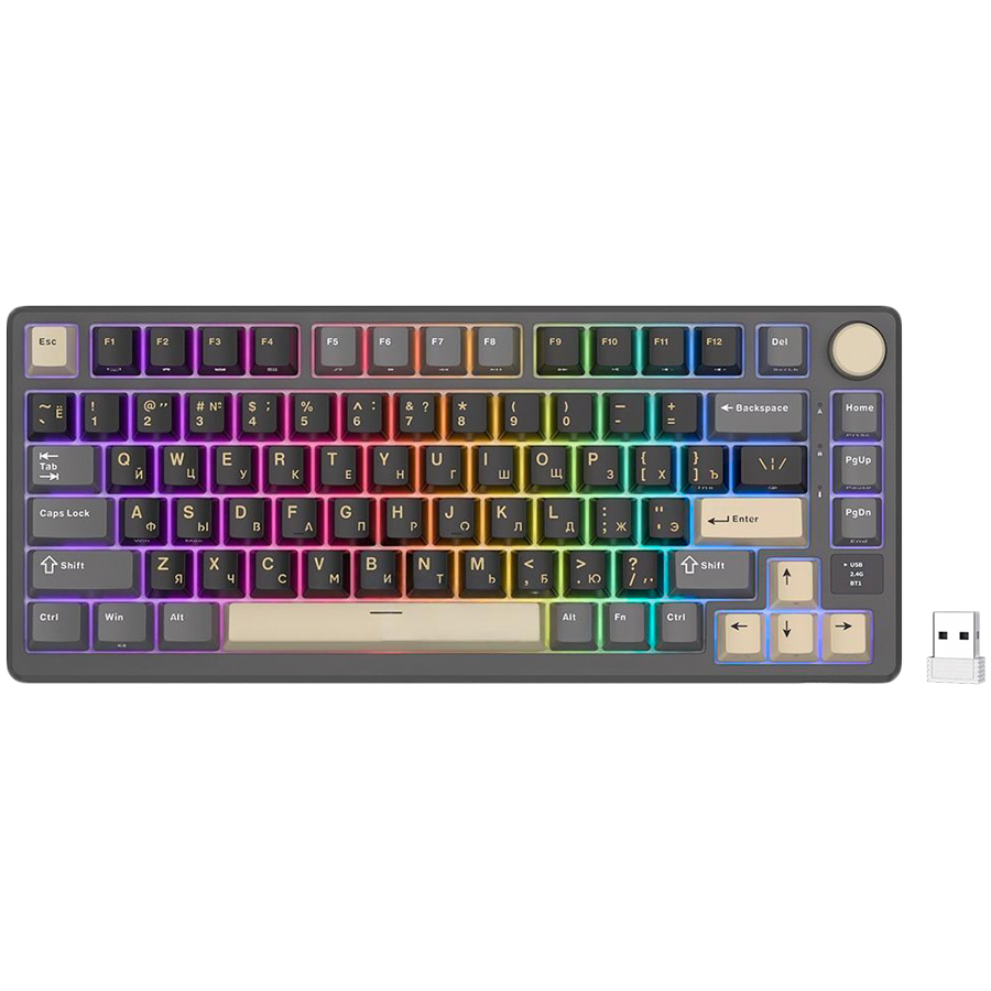ROYAL KLUDGE RK-M75 Phantom Gaming Keyboard K Silver switch [1]
