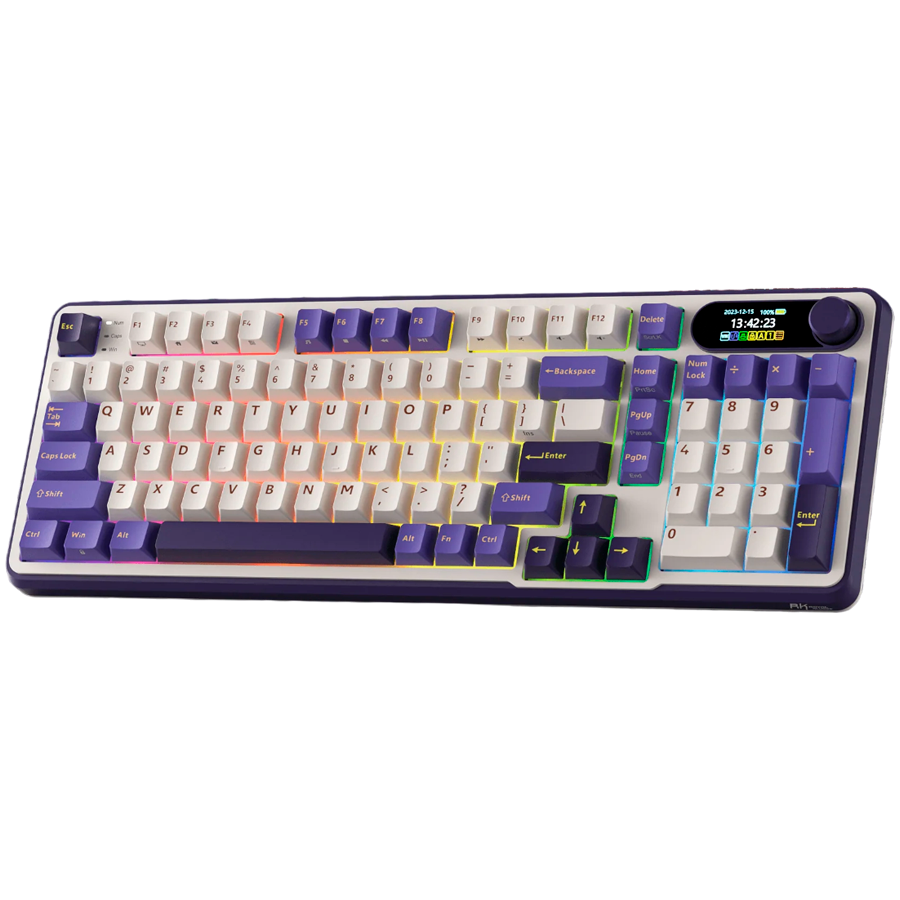 ROYAL KLUDGE RK-S98 Blackberry Mousse Gaming Keyboard Chartreuse switch [2]