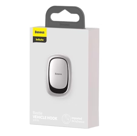 Set 2 Suporturi de prindere Baseus Beetle Handle, Silver [5]