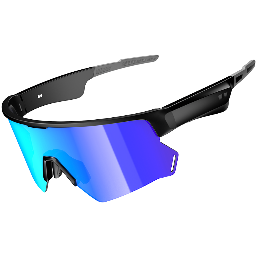 Smart Glasses Blackview D2 Sunglasses lenses Chips Jerry AD6976D4 8Mb 240mAh BT 5.1 APP HeyCyan ENC AI Lesten to music IP54 155x60x70mm Black [2]