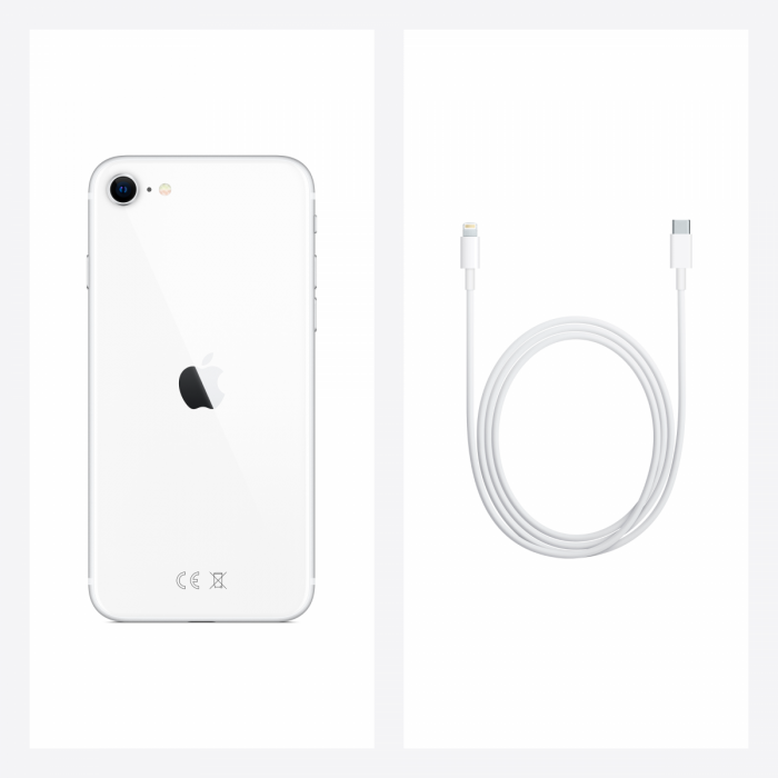 Smartphone APPLE iPhone SE (2020) 128GB White, Grade A, Used [14]