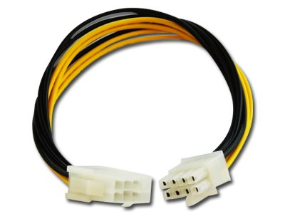 SUPERMICRO 12V Power Connector Extension Cable, 8-pin to 8-pin, 20cm, Pb-free, Retail [2]