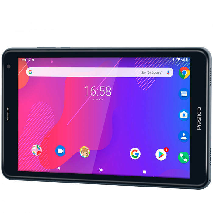 Prestigio Q PRO,PMT4238_4G_D_GY,Single Micro-SIM, have call fuction, 8.0"WXGA(800*1280)IPS display, up to 1.4GHz quad core processor, android 9.0, 2GB RAM+16GB ROM, 0.3MP front camera+2MP rear camera, [9]