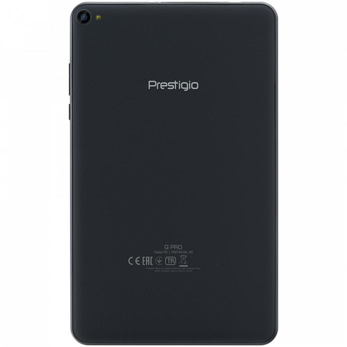 Prestigio Q PRO,PMT4238_4G_D_GY,Single Micro-SIM, have call fuction, 8.0"WXGA(800*1280)IPS display, up to 1.4GHz quad core processor, android 9.0, 2GB RAM+16GB ROM, 0.3MP front camera+2MP rear camera, [3]