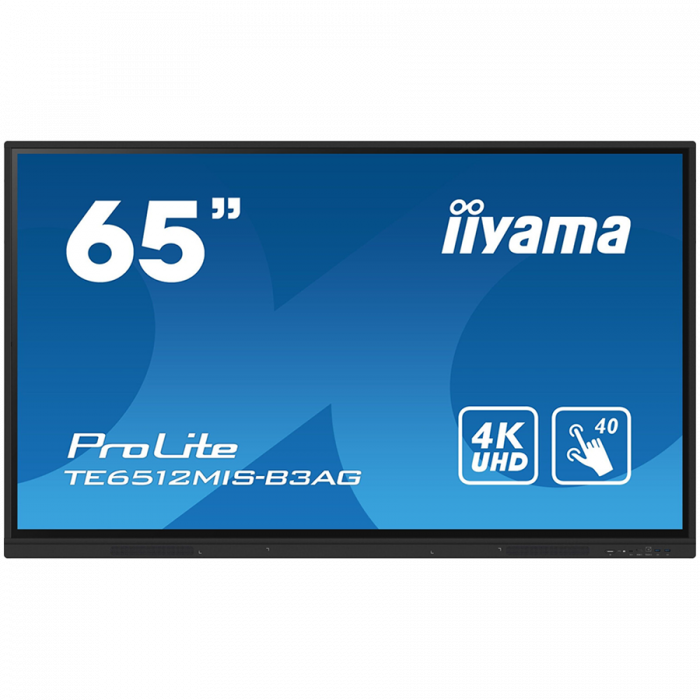 TE6512MIS-B3AG is an exceptional 4K UHD interactive display designed by iiyama to enhance collaboration, communication, and engagement. With key features like Zero Airgap LCD screen eliminating parall [1]