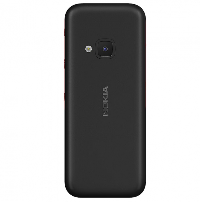Telefon cu butoane, NOKIA, "5310" ecran 2.4 inch, dual sim, rez. camera 0.3 Mpix, memorie interna 16 MB, 2G, OEM, acumulator 1200 mAh, negru/ rosu [5]