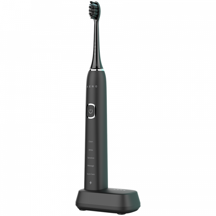 AENO Sonic Electric Toothbrush DB6: Black, 5 modes, wireless charging, 46000rpm, 40 days without charging, IPX7 [1]