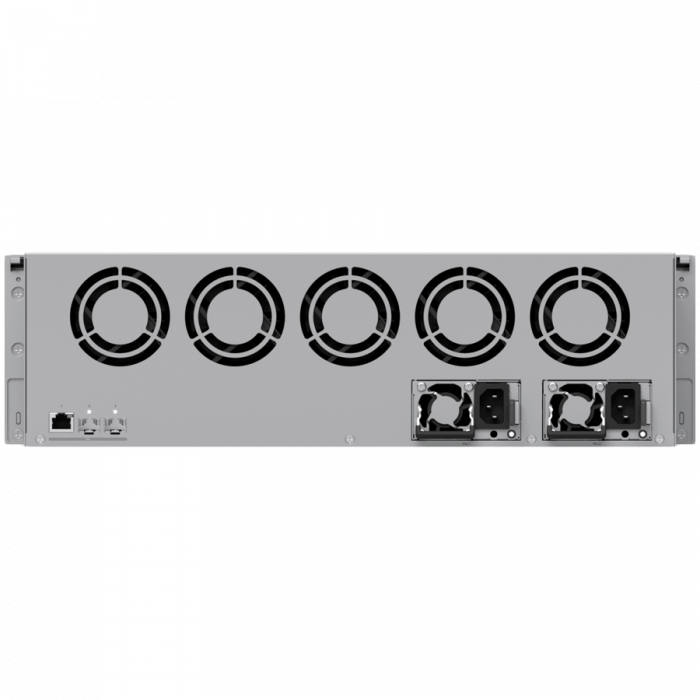 Ubiquiti 3U NVR with (16) 2.5/3.5” drive bays, supporting up to (70) 4K cameras or (210) Full HD cameras [3]